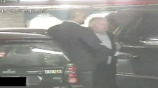 Mayor Rob Ford stumbles to car
