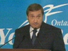 Fisch speaks at a press conference held Friday morning. (CP24)