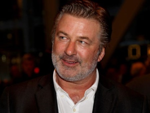 Actor Alec Baldwin speaks with guests at a reception following "Poetry & The Creative Mind" at the ninth annual benefit for the Academy of American Poets in New York, Wednesday, April 27, 2011. (AP Photo/Craig Ruttle)