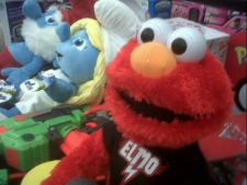 Elmo is always a big seller during the holiday season's toy sales push. (CP24/Chris Kitching)