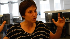 Ukrainian LGBT activist Olena Semenova