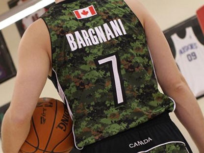 ESPN - Photos - Raptors unveil camouflage jerseys