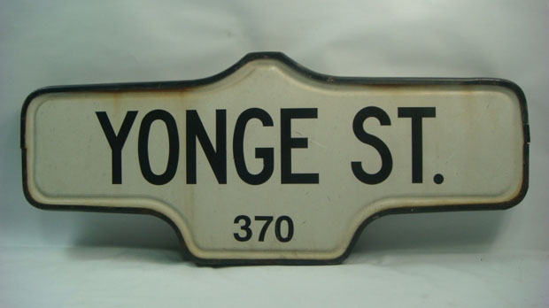 Yonge Street, decommissioned street signs