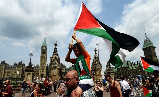 Gaza protest Ottawa 