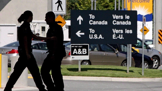 border, Canada