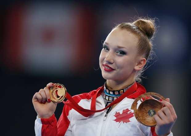 Bezzoubenko nabs gymnastics gold for Canada at Com