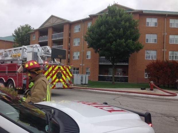 Senior airlifted to hospital after Newmarket fire