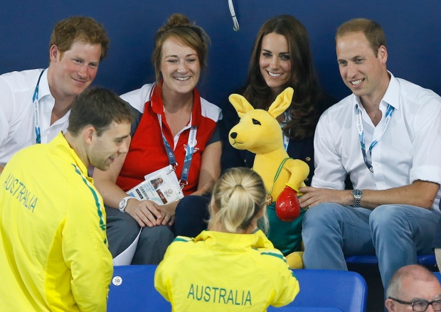 Royals attend Commonwealth Games
