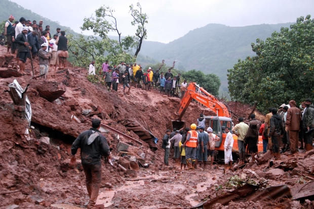 India landslide 