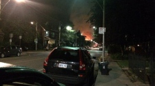 Leslieville fire destroys three homes