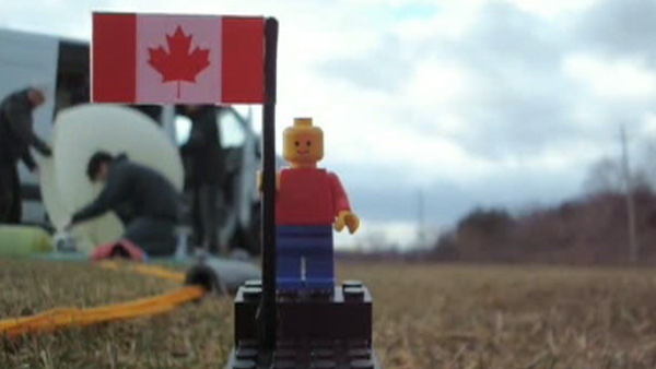 The two 17-year-old Agincourt Collegiate Institute students completed their year-long mission two weeks ago, successfully sending a balloon carrying a Lego man and a small Canadian flag out of earth's atmosphere.