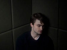 Daniel Radcliffe is pictured in a Toronto hotel room as he promotes the film 'The Woman in Black' on Friday January 27, 2012 .THE CANADIAN PRESS /Chris Young