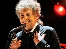 In this Jan. 12, 2012, file photo, Bob Dylan performs during the 17th Annual Critics' Choice Movie Awards in Los Angeles. (AP Photo/Chris Pizzello, file)