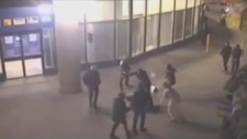 Downtown assault video 