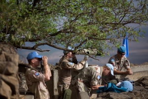 U.N. peacekeepers attacked in Golan Heights