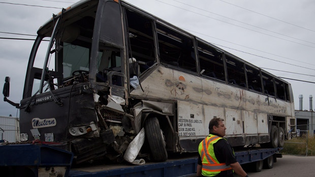 bus crash, B.C.