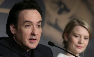 Actor John Cusack speaks during a press conference for Maps to the Stars at the 67th international film festival, Cannes, southern France, Monday, May 19, 2014. (AP /Virginia Mayo)