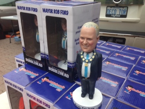 New Rob Ford bobble head dolls on sale