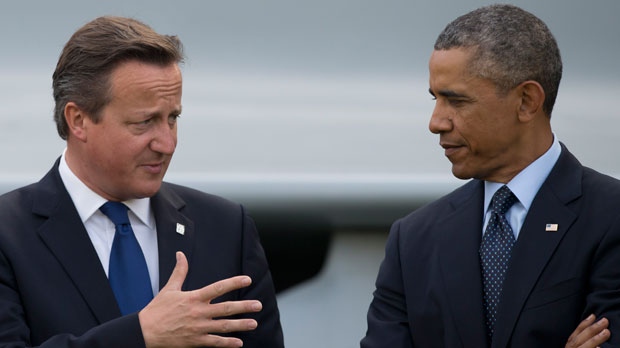 David Cameron, Barack Obama, NATO