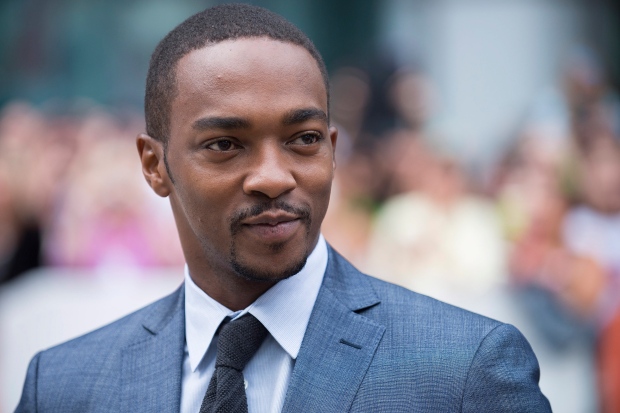 Actor Anthony Mackie on kissing director's wife