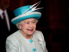 Britain's Queen Elizabeth II smiles during a visit to Kings Lynn Town Hall in eastern England on Monday, Feb. 6, 2012, 60 years to the day she became queen. (AP Photo/PA, Chris Radburn)