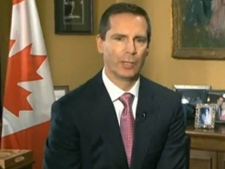 Ontario Premier Dalton McGuinty is pictured in a screen grab taken from a YouTube video released Friday, March 2, 2012.