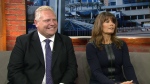 Doug Ford and his wife Karla speak with CP24 on Thursday afternoon. 