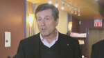 John Tory received an endorsement from The Toronto Sun on Sunday. 