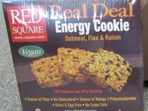 The Canadian Food Inspection Agency is warning people with milk allergies to avoid certain Red Square brand Real Deal Energy Cookies because they contain milk which is not declared on the label. (Handout)