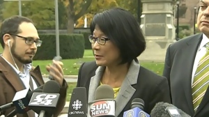 Chow continued her attack on Tory Tuesday by comparing the mayoral frontrunner to Mayor Rob Ford. 