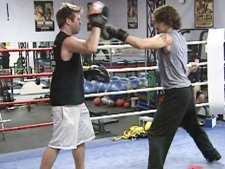 Liberal MP Justin Trudeau is shown training at an Ottawa boxing gym in this undated photo. (CTV)