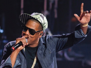 Jay-Z performs during SXSW in Austin, Texas on Monday, March 12, 2012. (AP Photo/Jack Plunkett)