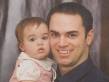 Guy Turcotte holds his daughter Anne-Sophie in an undated handout photo. (THE CANADIAN PRESS/Montreal La Presse/HO)
