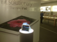 Apple's newest iPad is displayed at the Apple Store in Eaton Centre in Toronto on Friday, March 16, 2012, the day it officially went on sale. (CP24/Cam Woolley)