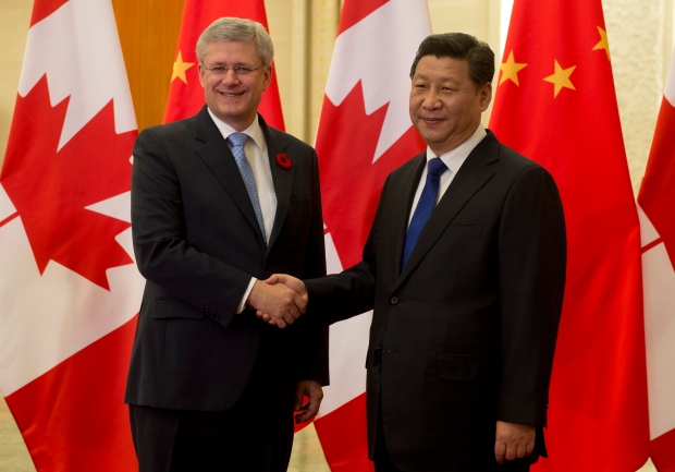 Harper meets Chinese President Xi Jinping