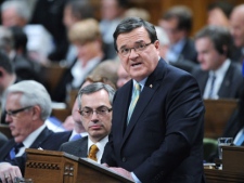 Minister of Finance Jim Flaherty delivers the federal budget in the House of Commons on Parliament Hill in Ottawa on Thursday, March 29, 2012. (THE CANADIAN PRESS/Sean Kilpatrick)