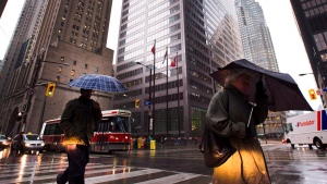 Toronto GTA rain weather