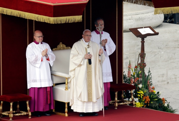 Pope Francis canonizes new saints