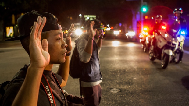Ferguson, los angeles protests