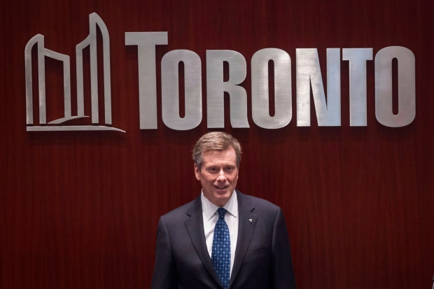 John Tory sworn in as mayor of Toronto