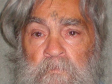 This photo provided by the California Department of Corrections shows 77-year-old serial killer Charles Manson on Wednesday, April 4, 2012. (AP Photos/California Department of Corrections)