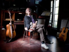 Canadian singer/songwriter Gordon Lightfoot is pictured at his Toronto home on Thursday, April 12, 2012 as he promotes his new album "All Live." (THE CANADIAN PRESS/Chris Young)