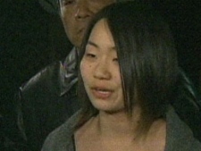 Michelle Yu speaks with reporters Monday night. (CP24)