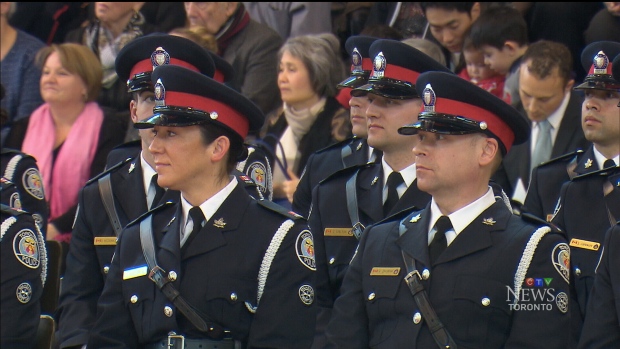Toronto police recruits 