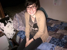 Helene Campbell is pictured in a photo she uploaded to her Twitter page from her family's home in Ottawa on Friday, May 4, 2012.