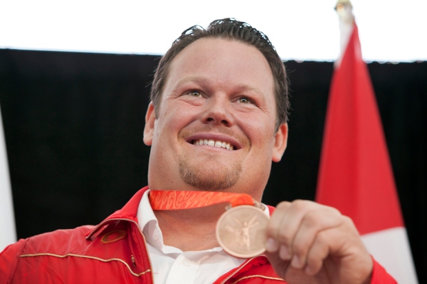 Canadian Olympian shot putter Dylan Armstrong
