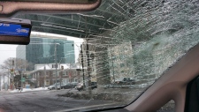 Gardiner, concrete, windshield 