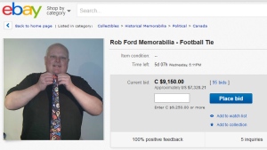 Rob Ford eBay tie 