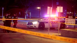 Mississauga, Queen Frederica, officers shot, stab