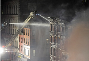 Building collapse NYC 